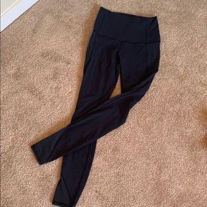 Lululemon Full Length Leggings with Mesh Detail